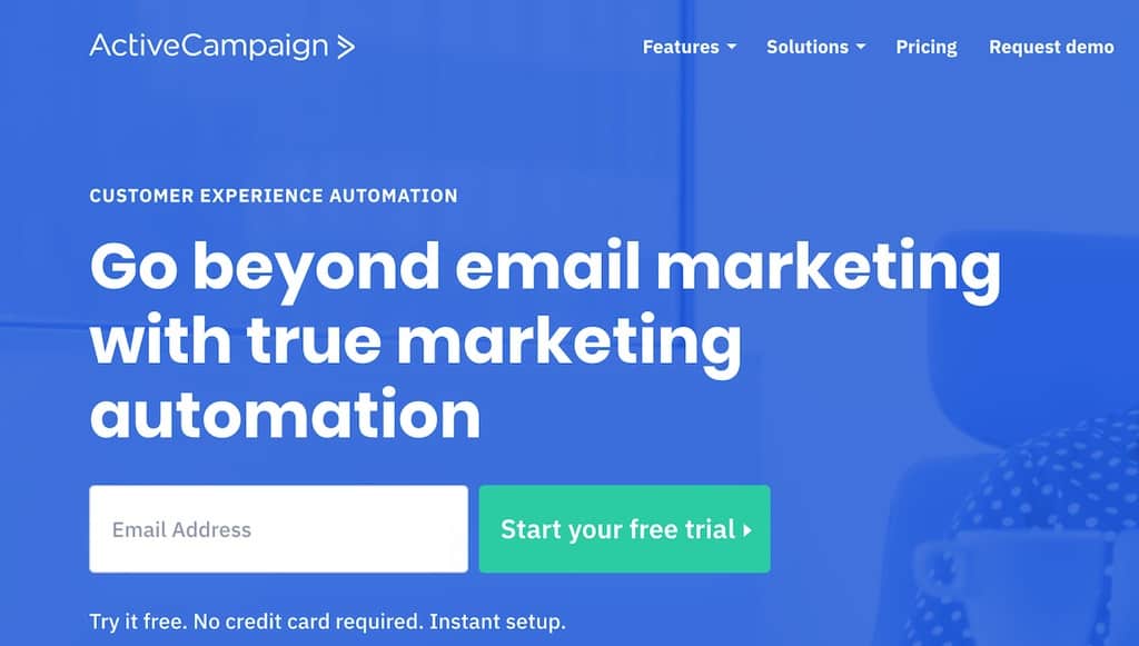 ActiveCampaign Website Homepage ActiveCampaign Website Homepage